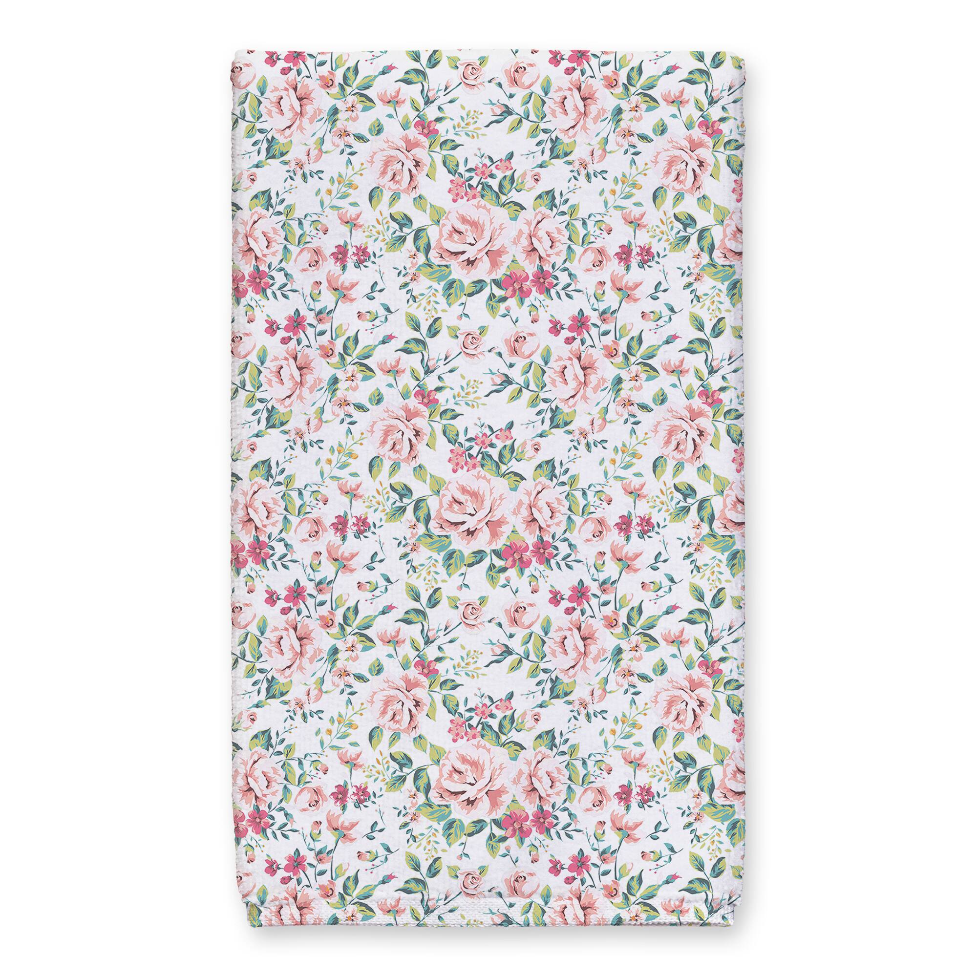 Floral Rabbit Tea Towel - Set of 2